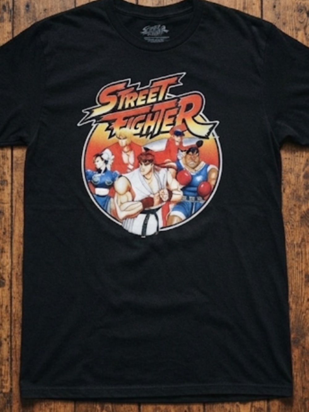 Street fighter T-shirt men’s size 2XL Black
